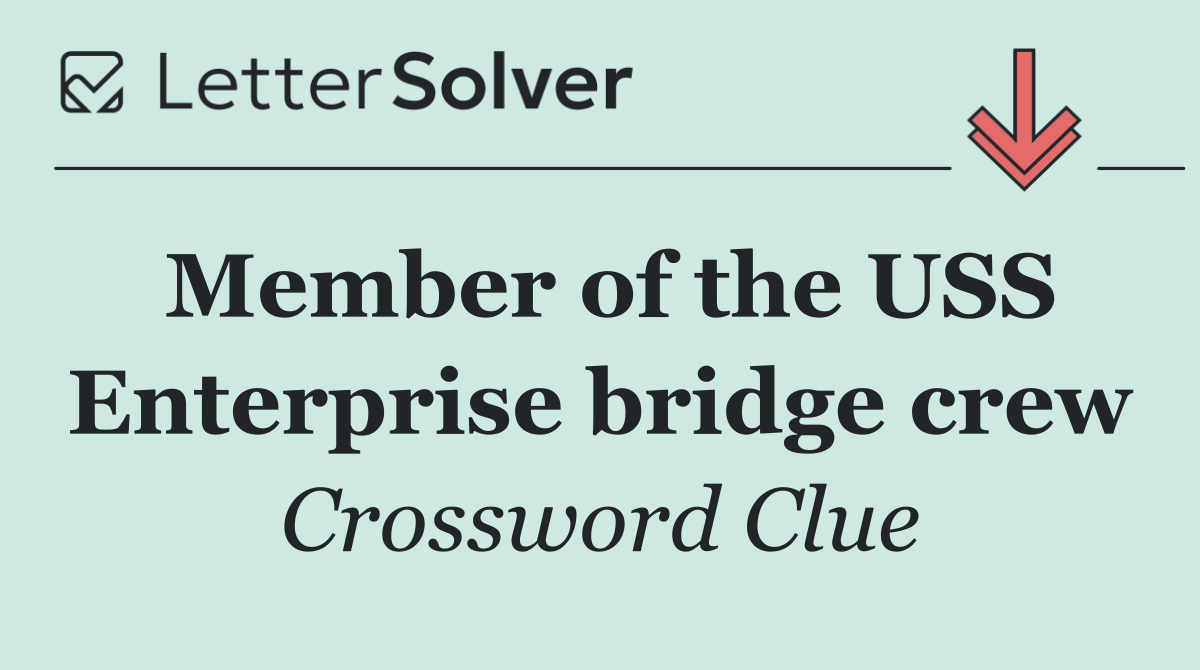 Member of the USS Enterprise bridge crew