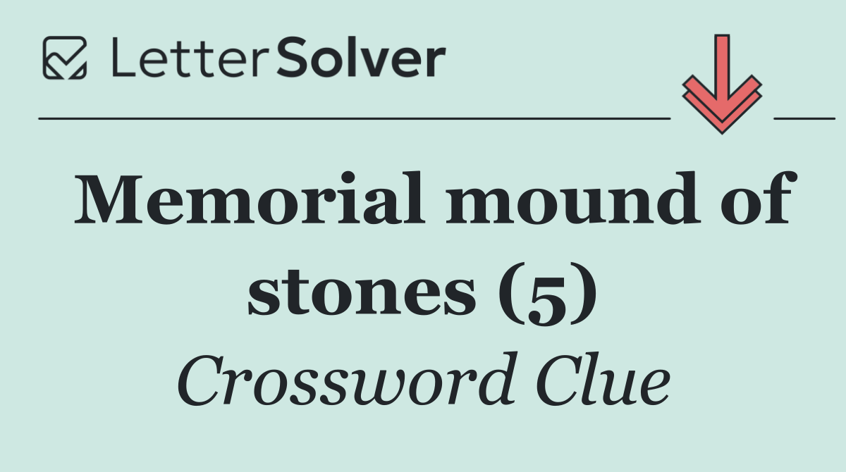 Memorial mound of stones (5)
