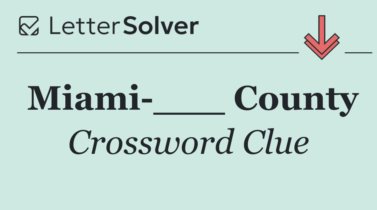 Miami ___ County