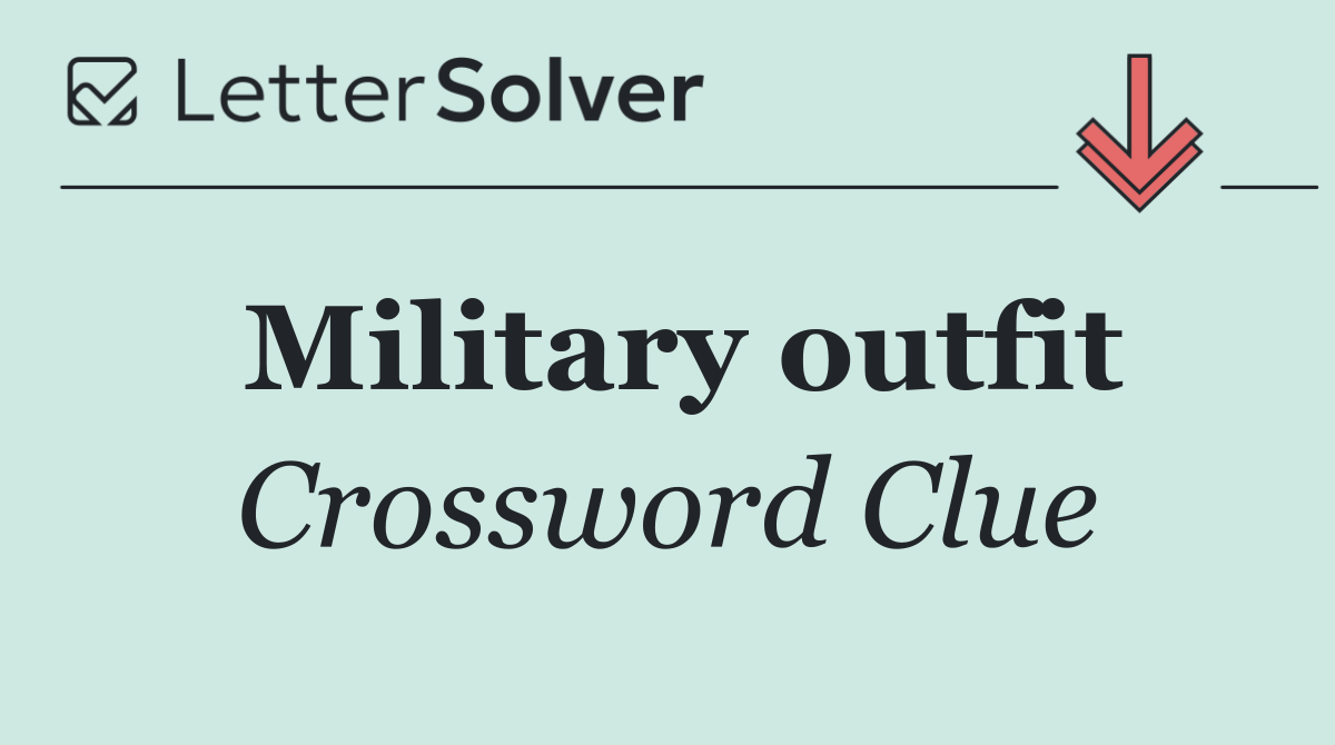 Military outfit