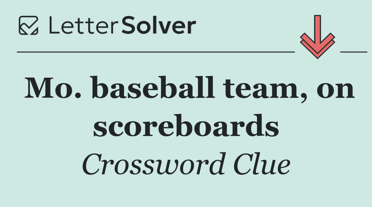 Mo. baseball team, on scoreboards