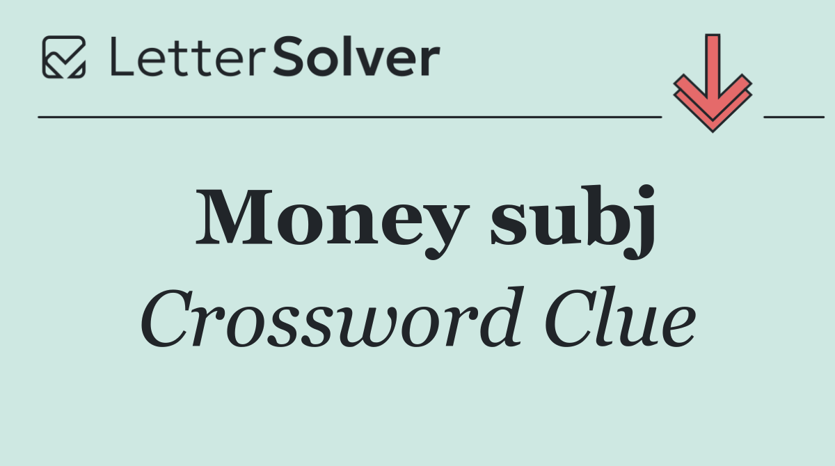 Money subj