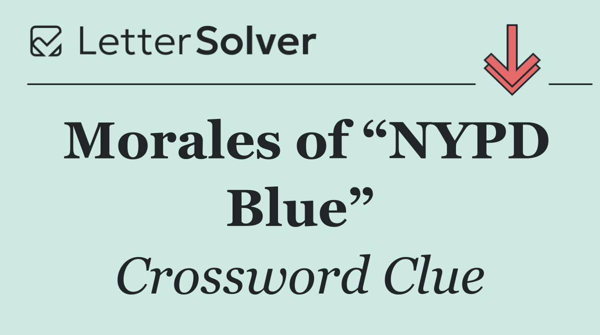 Morales of “NYPD Blue”