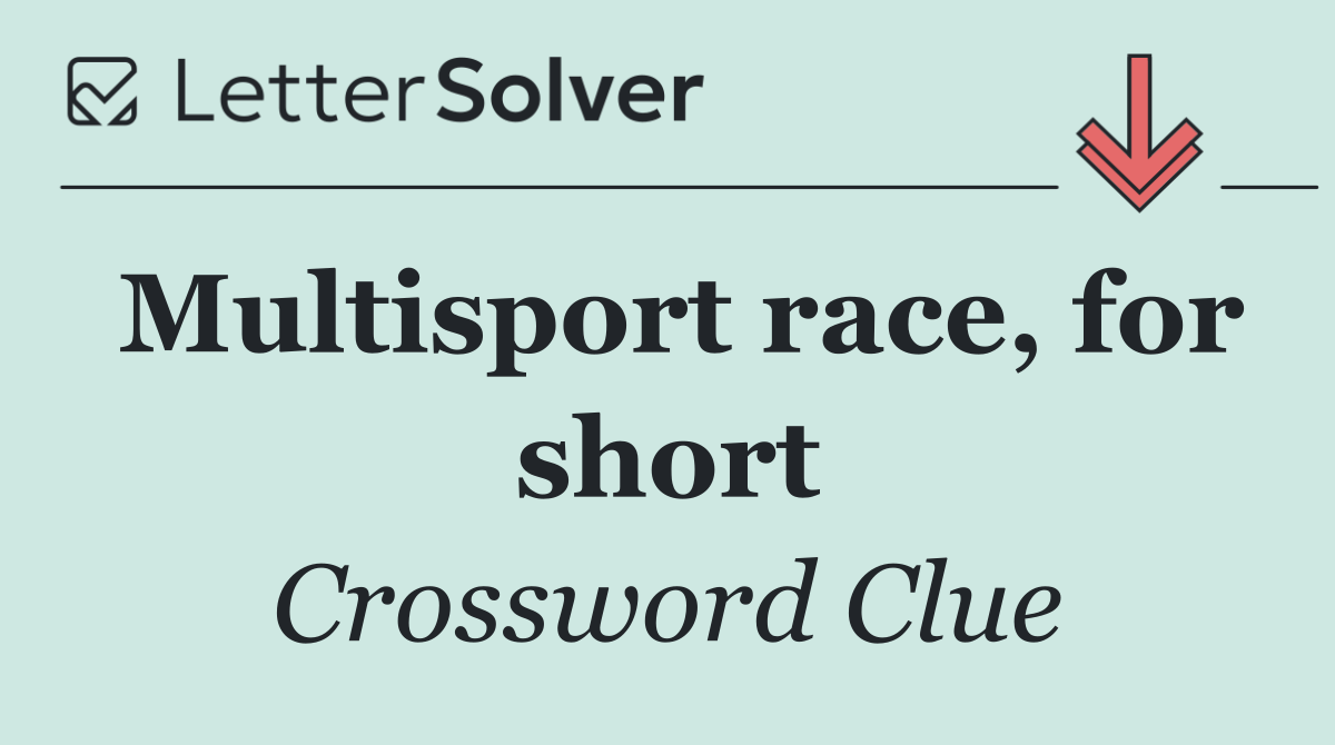 Multisport race, for short