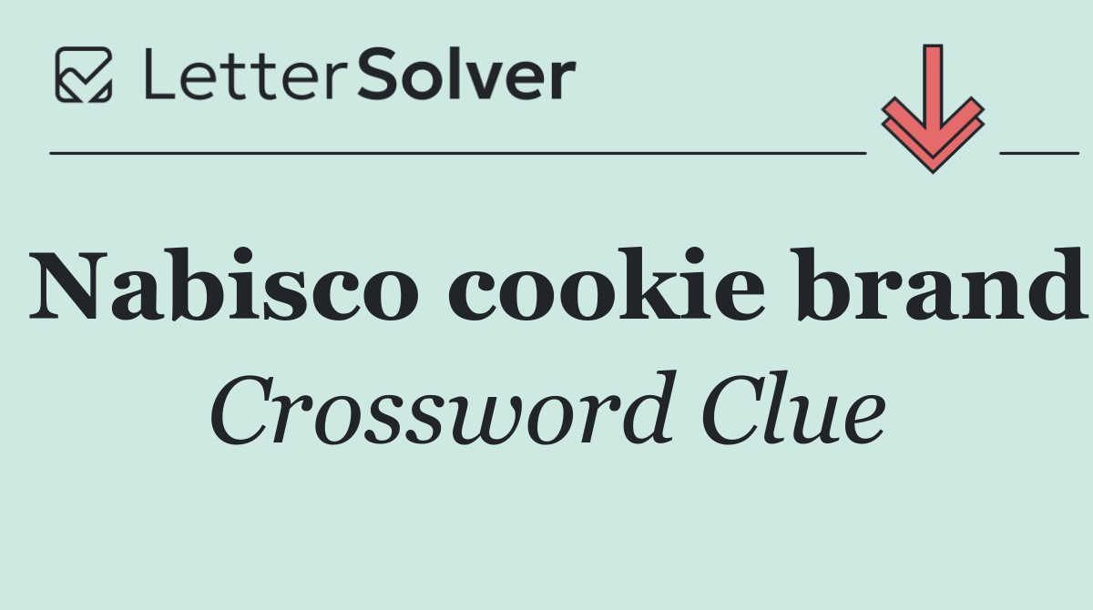 Nabisco cookie brand