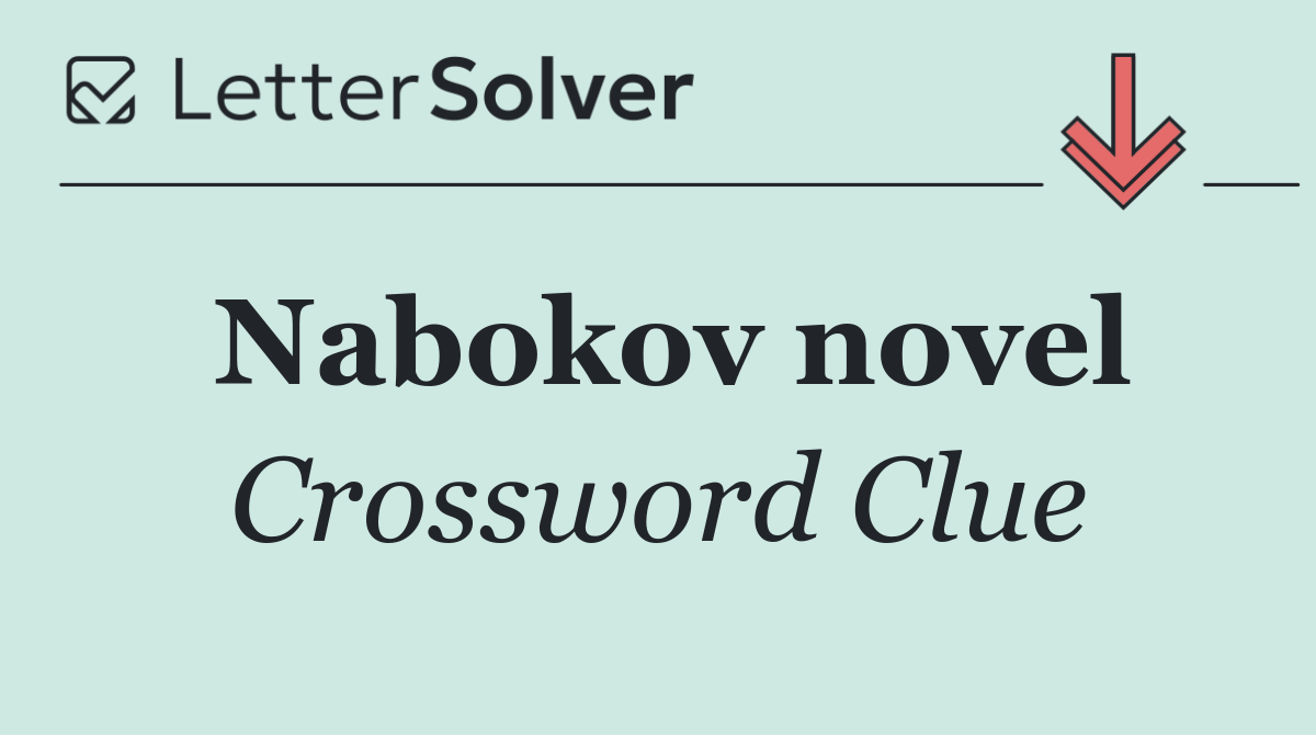 Nabokov novel