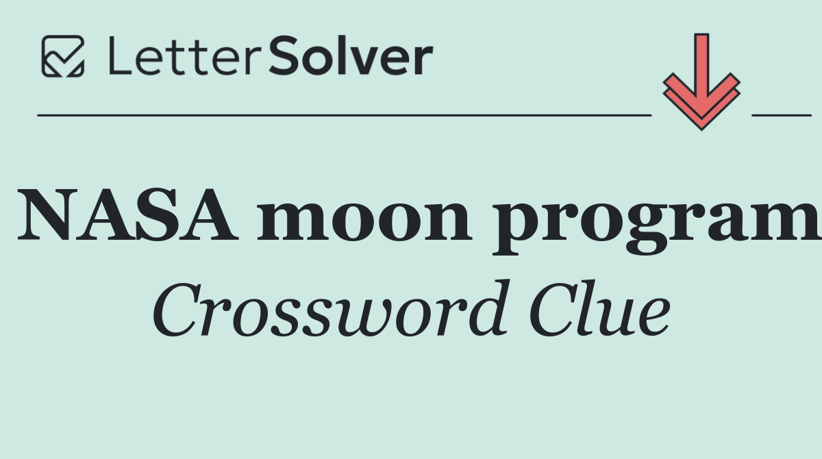 NASA moon program
