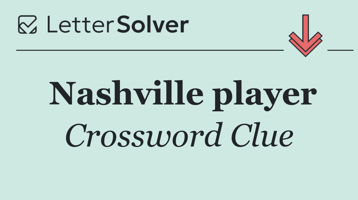 Nashville player