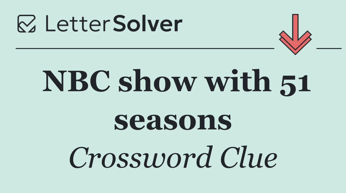 NBC show with 51 seasons