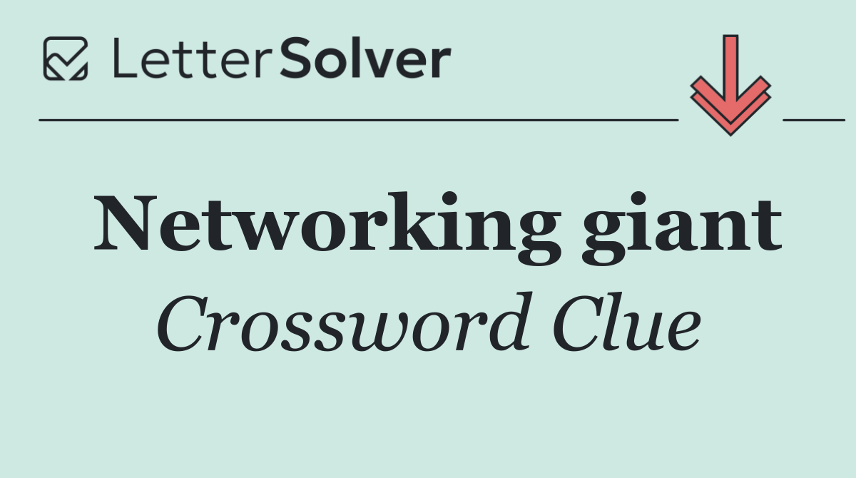Networking giant