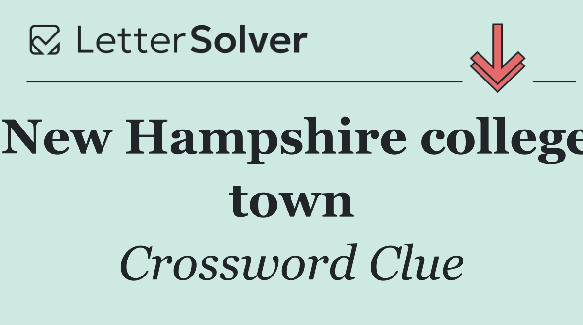 New Hampshire college town