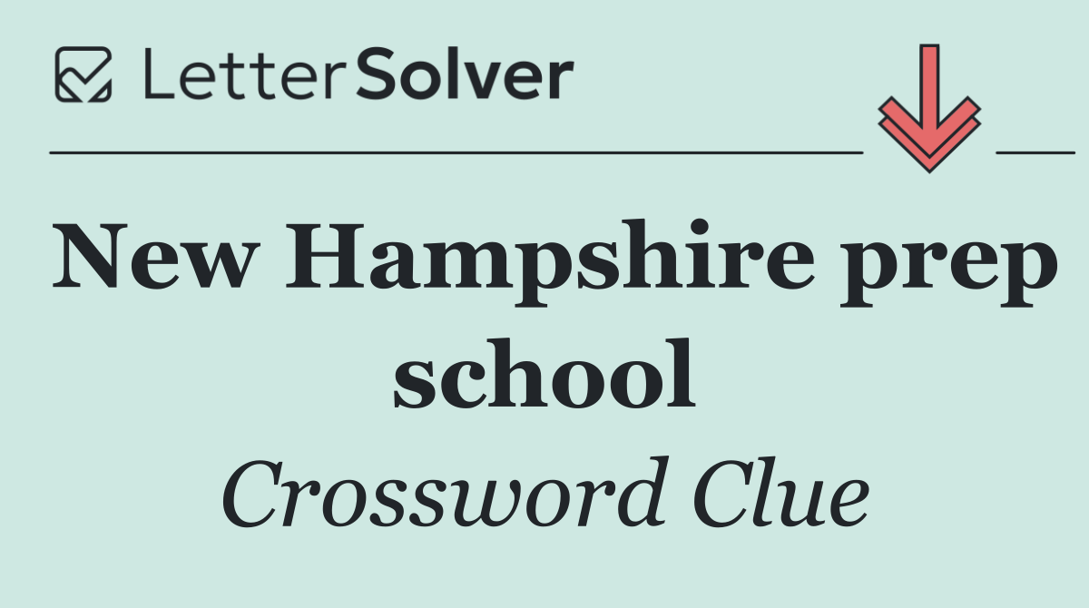 New Hampshire prep school