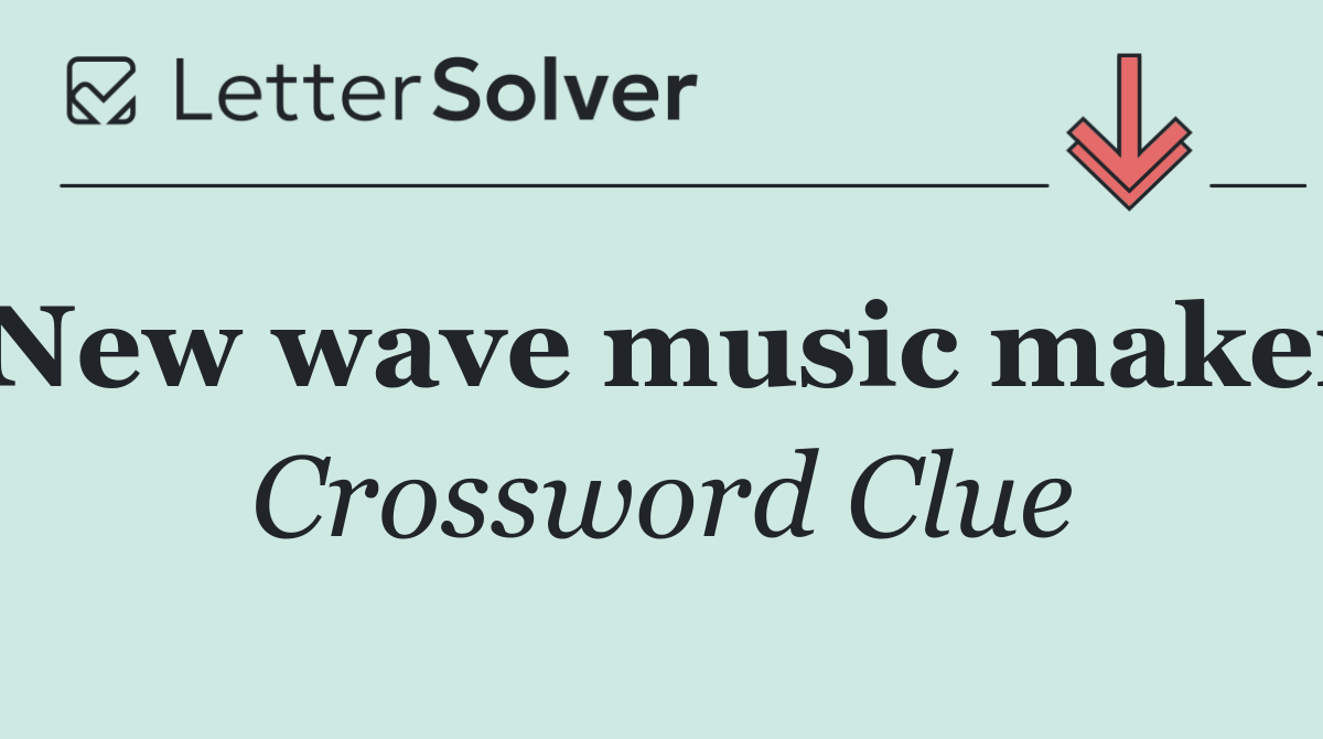 New wave music maker