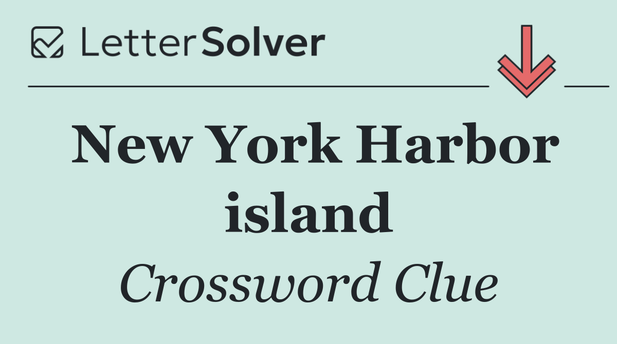 New York Harbor island