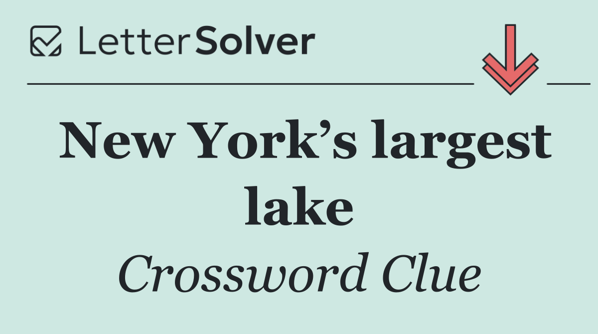 New York’s largest lake