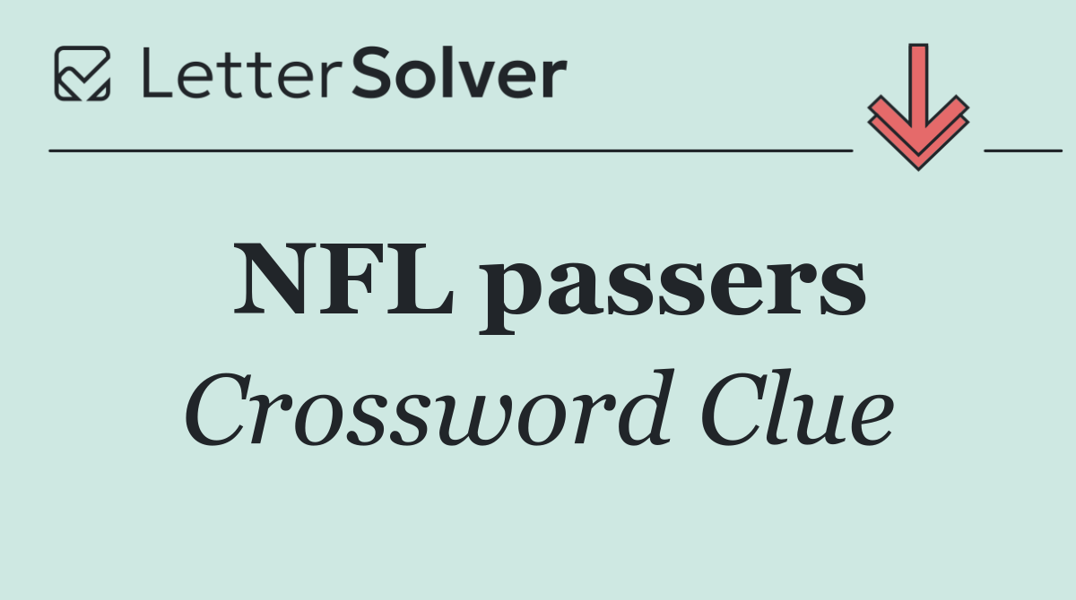 NFL passers