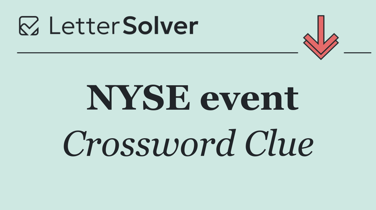 NYSE event