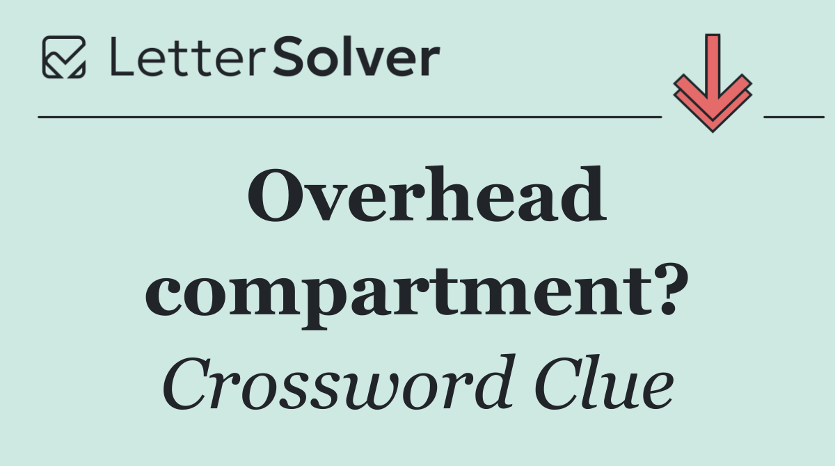 Overhead compartment?