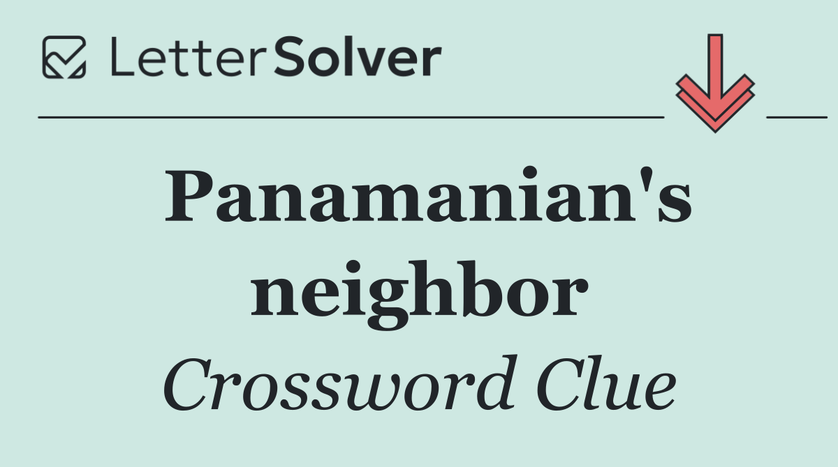 Panamanian's neighbor
