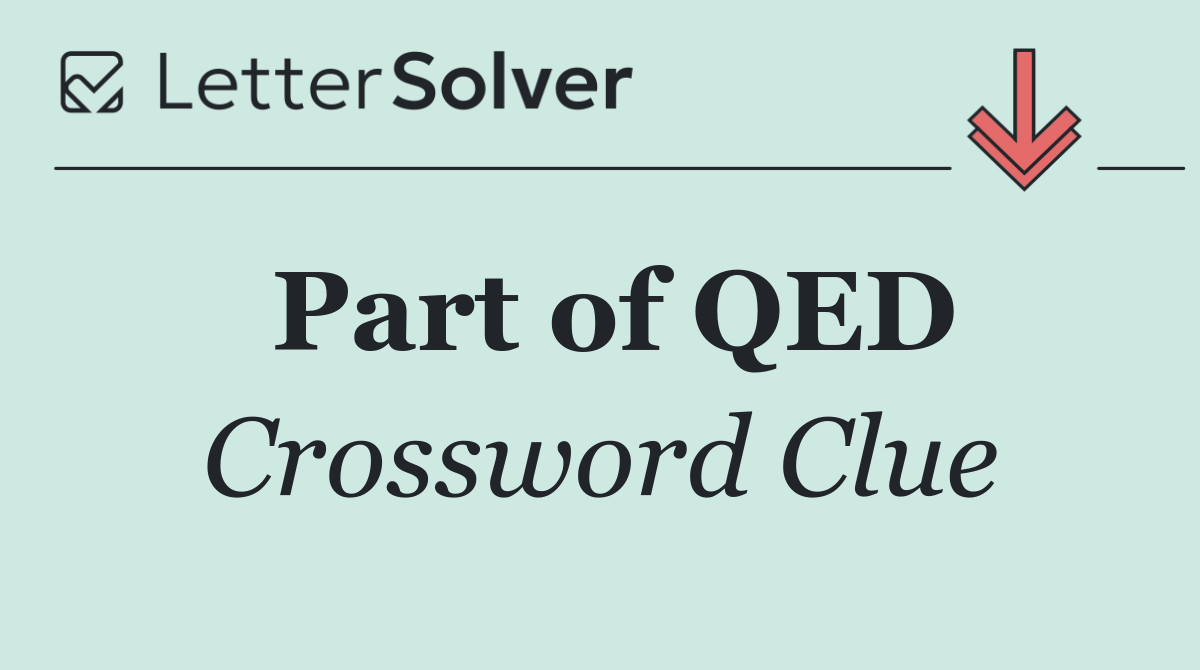 Part of QED