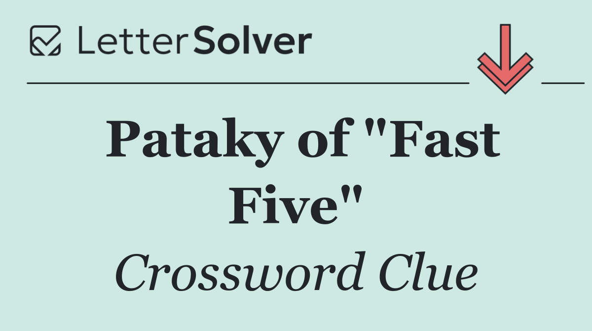 Pataky of "Fast Five"