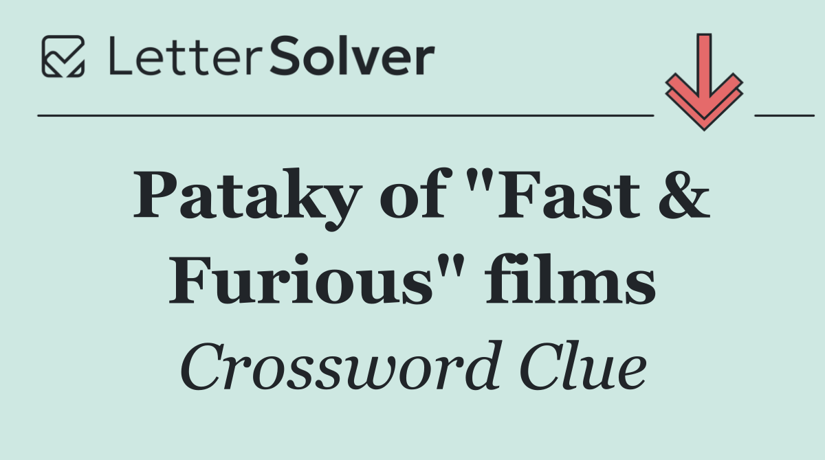 Pataky of "Fast & Furious" films