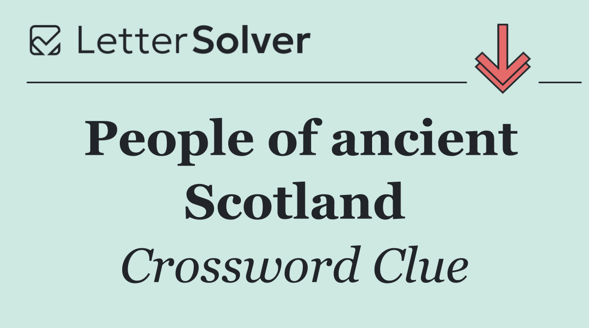 People of ancient Scotland