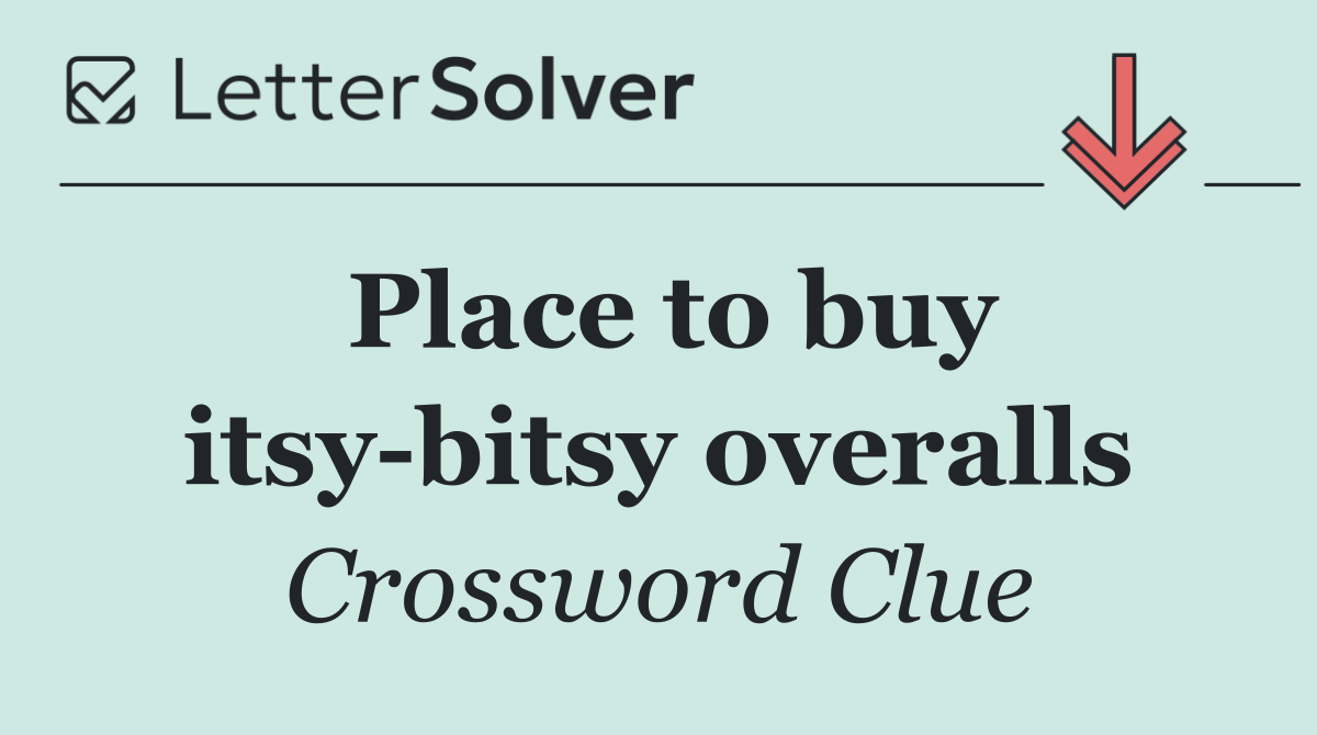 Place to buy itsy bitsy overalls