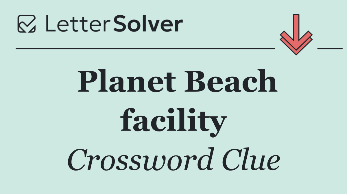 Planet Beach facility