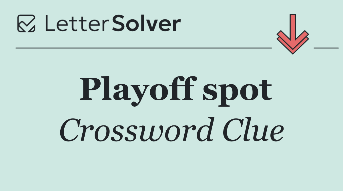 Playoff spot