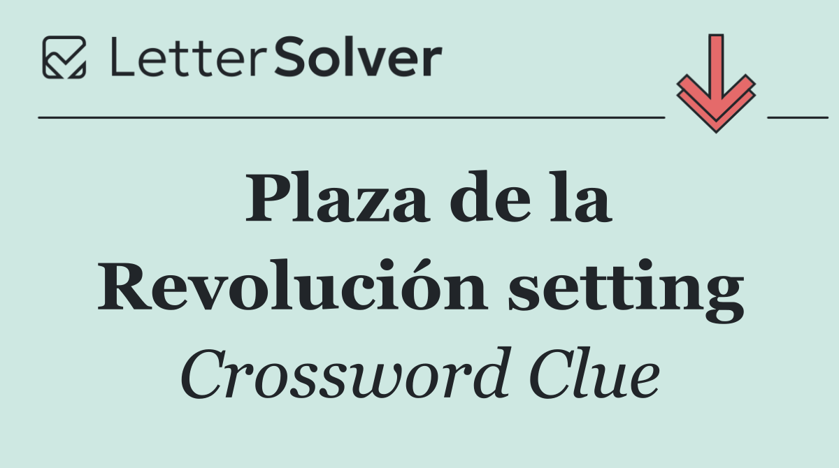 Plaza de la Revolución setting