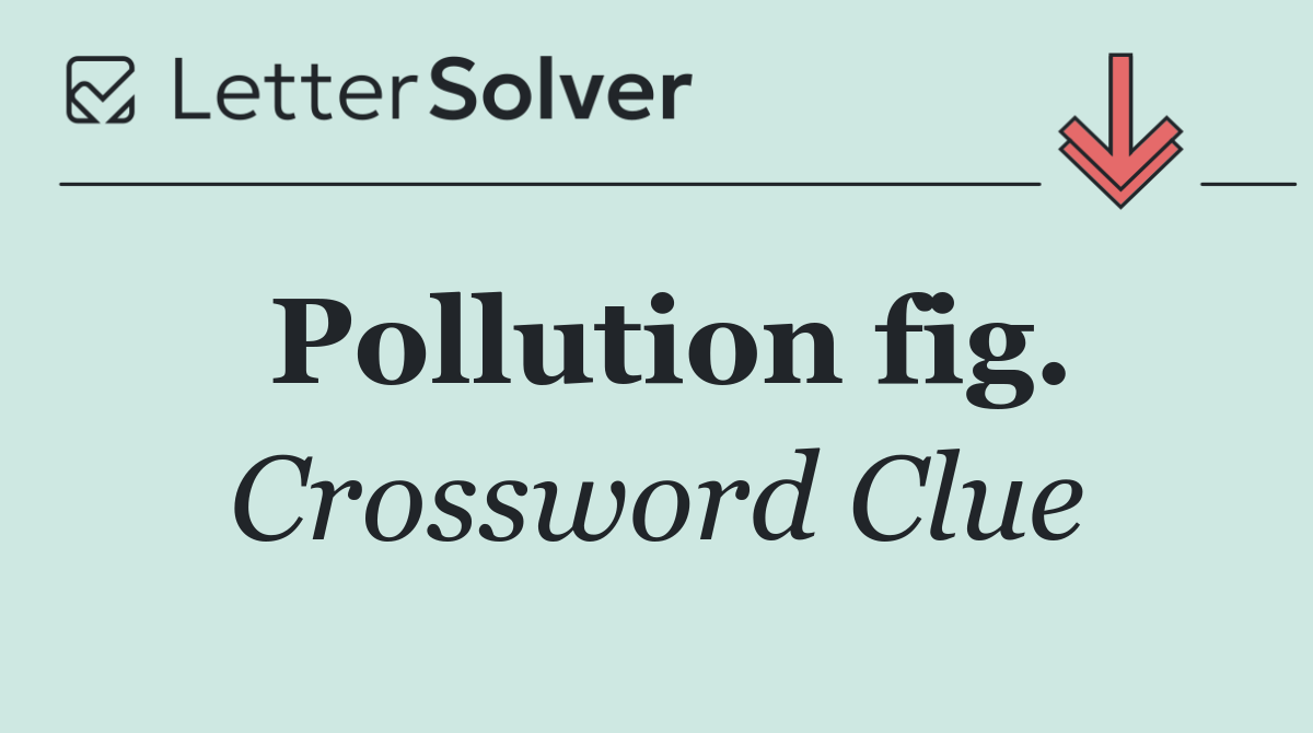 Pollution fig.
