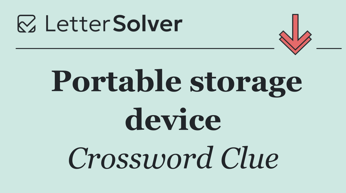 Portable storage device