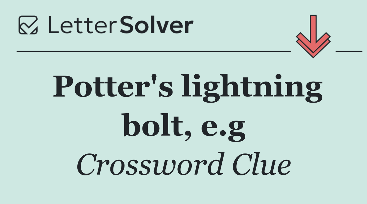 Potter's lightning bolt, e.g