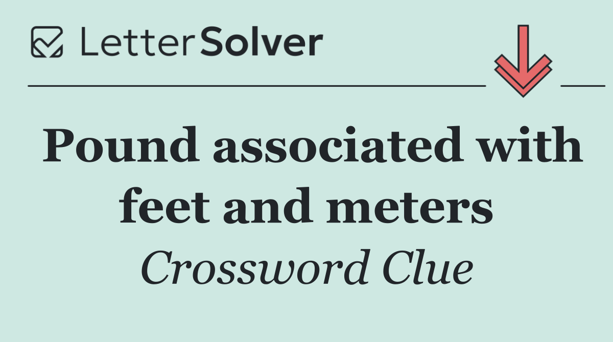 Pound associated with feet and meters