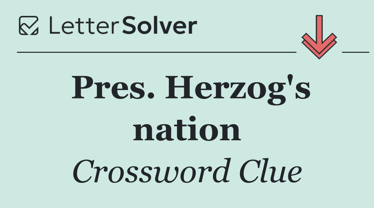 Pres. Herzog's nation