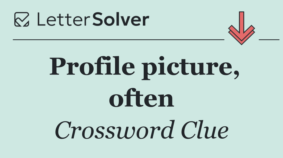 Profile picture, often