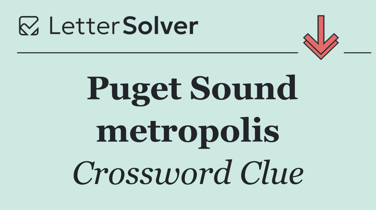 Puget Sound metropolis