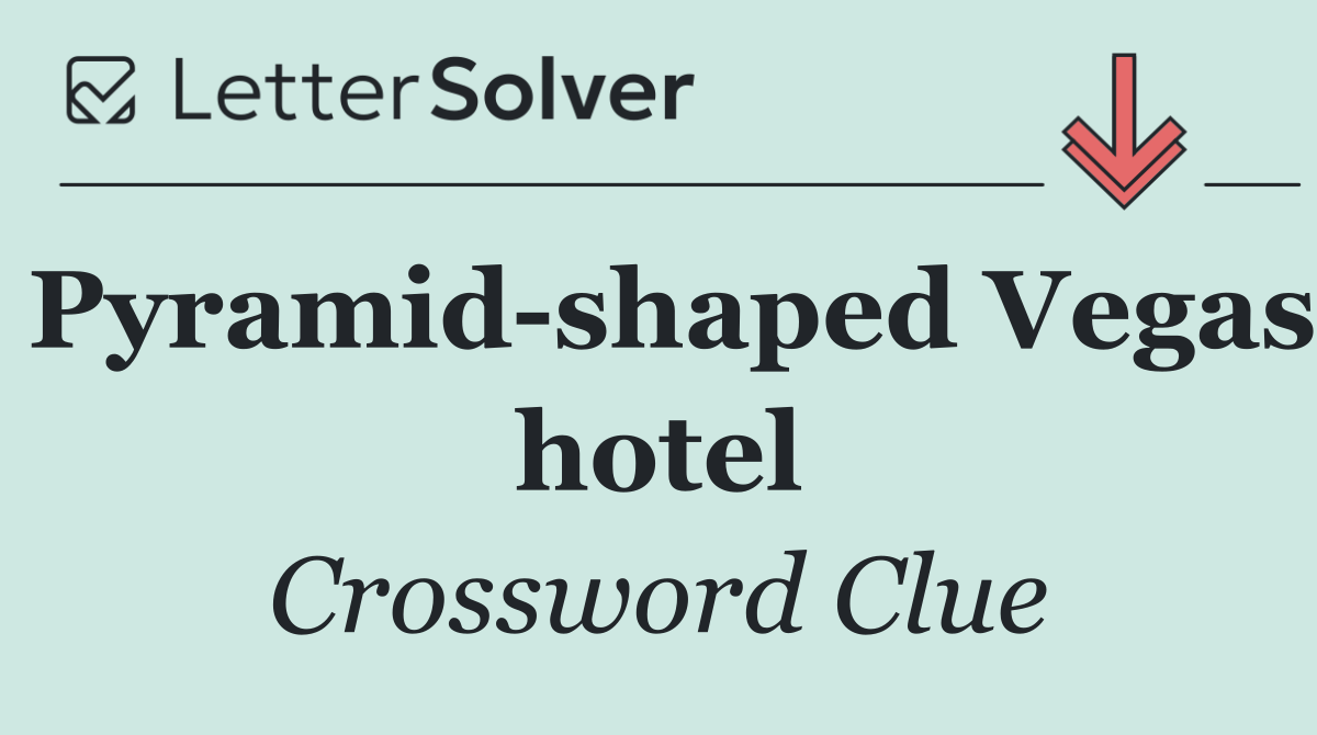 Pyramid shaped Vegas hotel