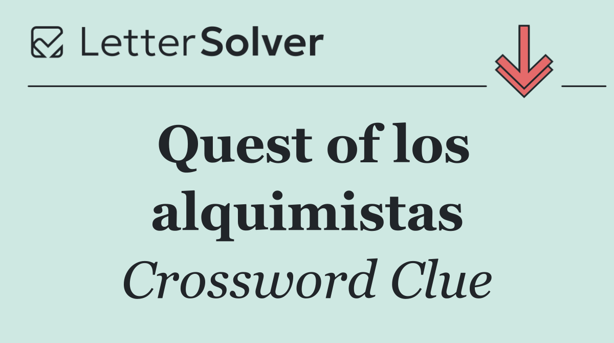 Quest of los alquimistas