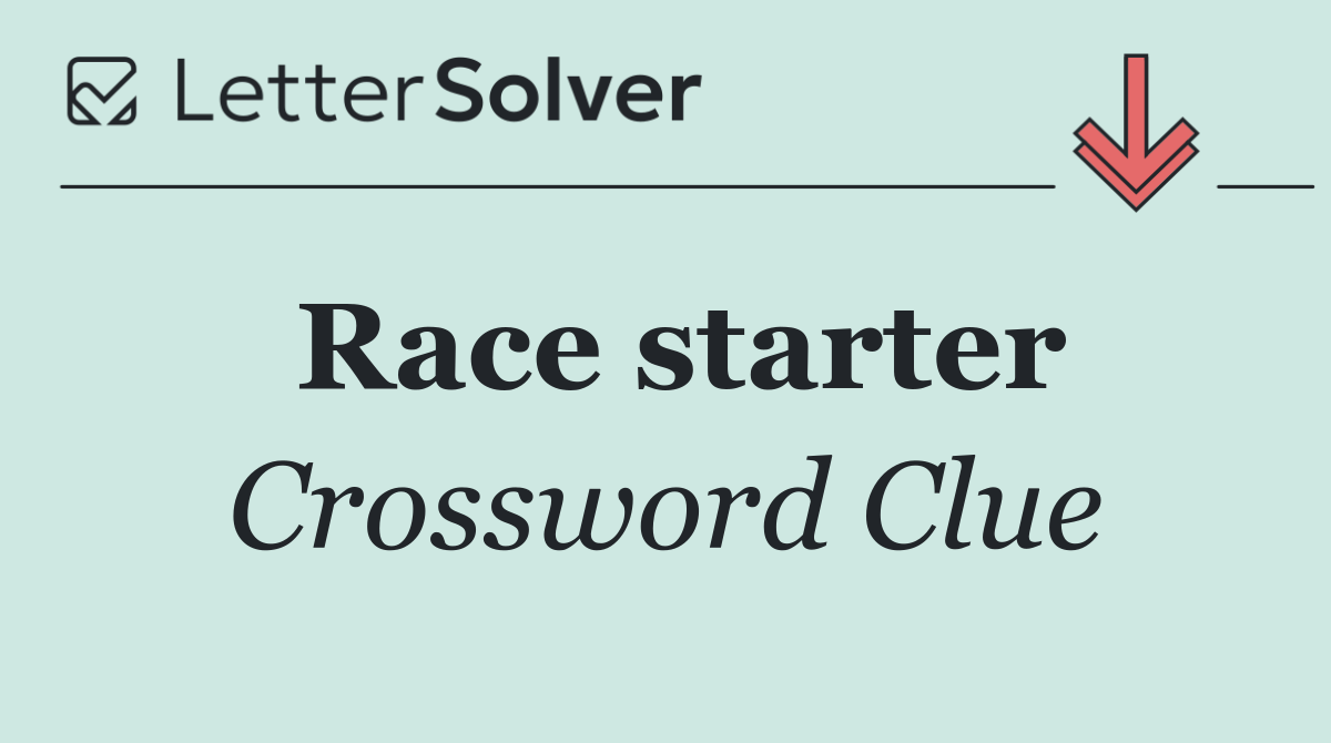 Race starter