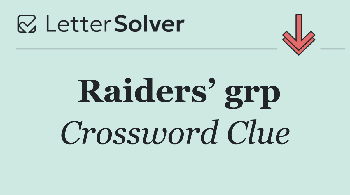 Raiders’ grp