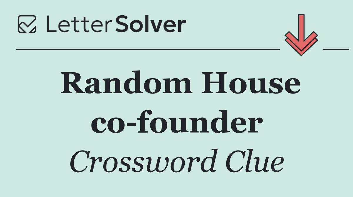 Random House co founder