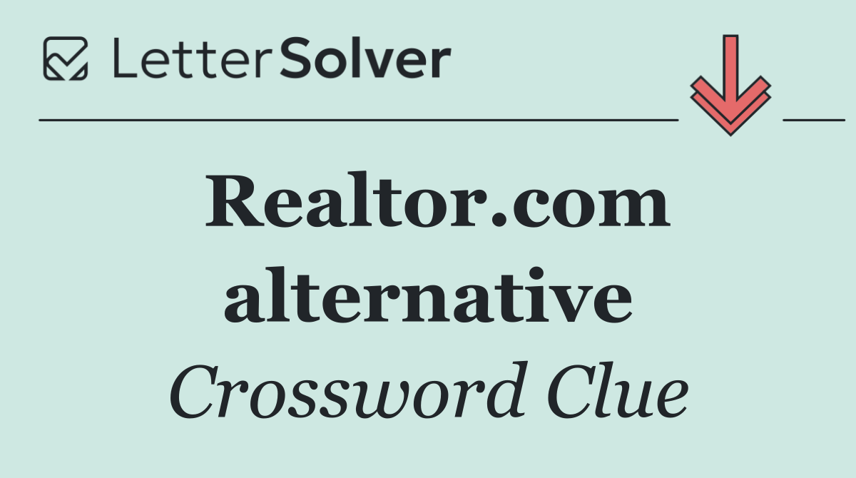 Realtor.com alternative