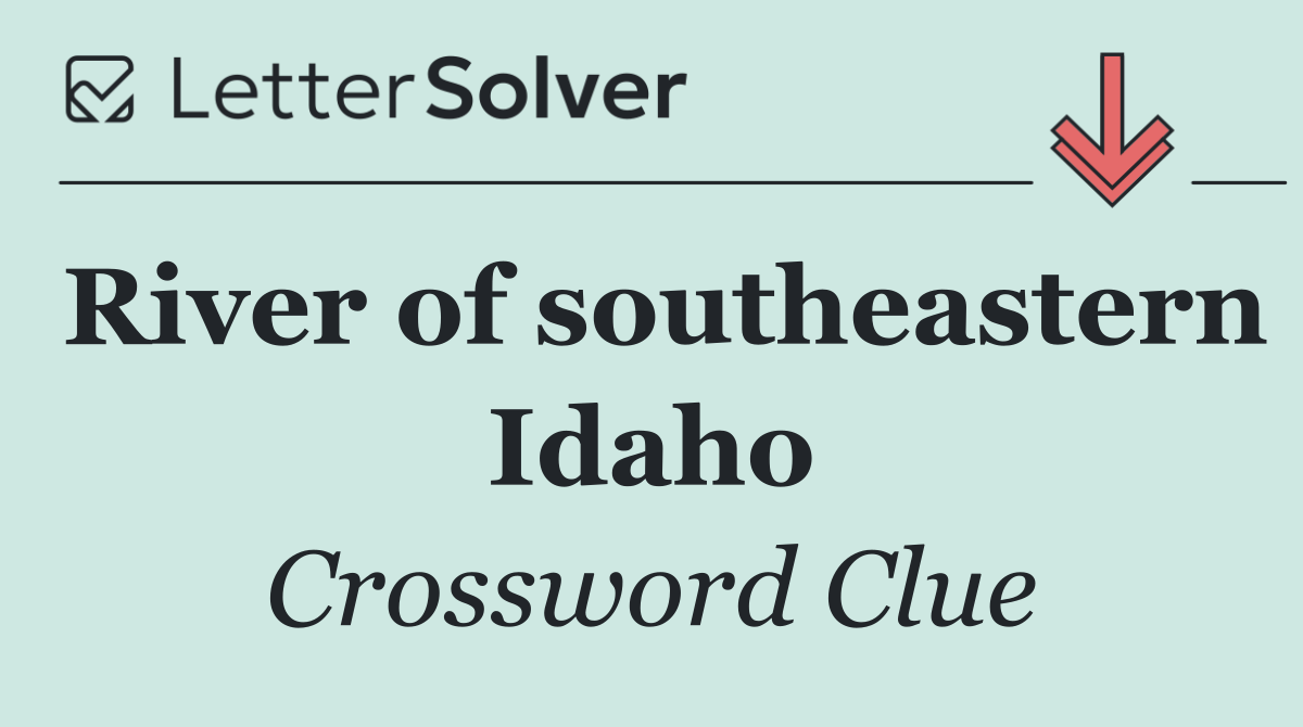 River of southeastern Idaho