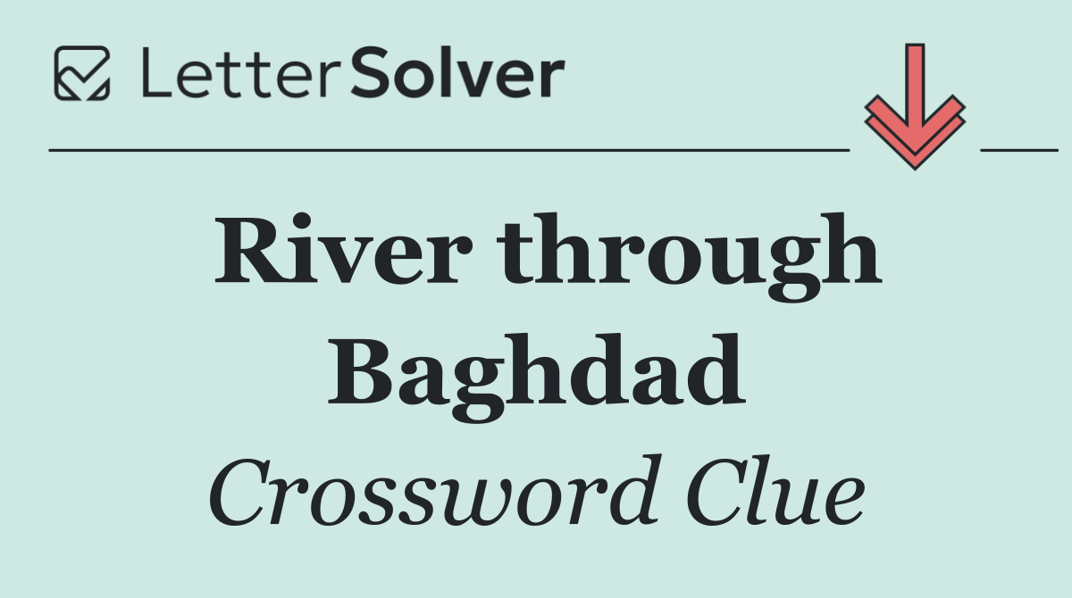 River through Baghdad