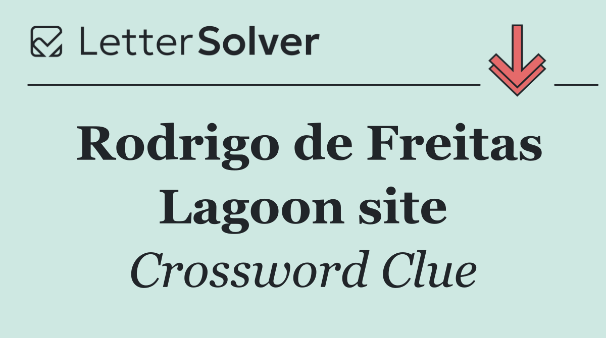 Rodrigo de Freitas Lagoon site