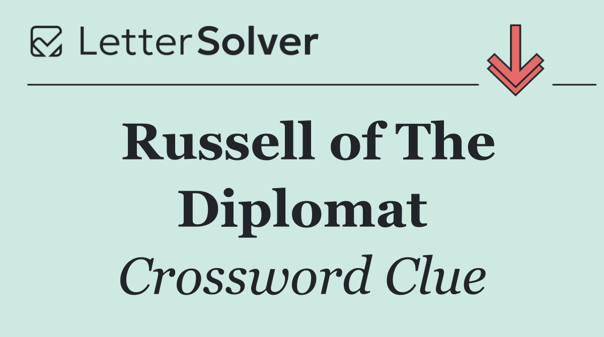 Russell of The Diplomat
