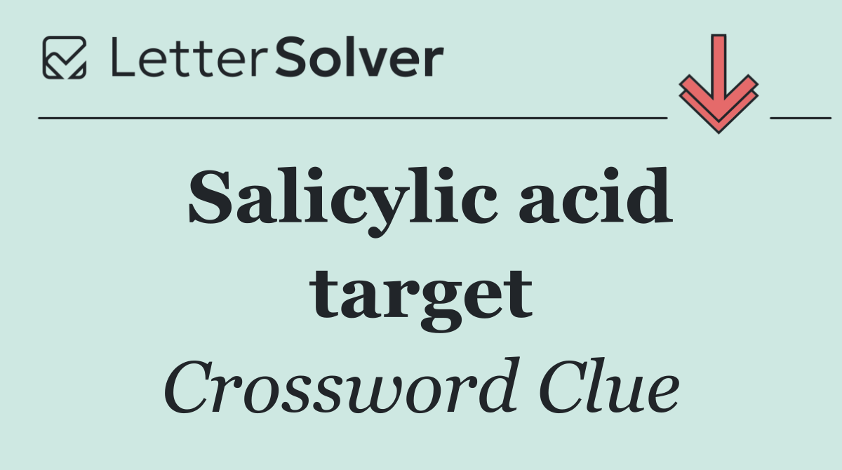 Salicylic acid target