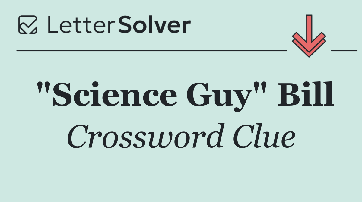 "Science Guy" Bill